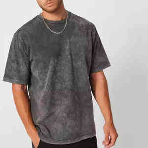 Wholesale <b>Acid</b> <b>Wash</b> <b>T</b> <b>Shirts</b> Custom Oversized Blank 100% Cotton Men's Fit Vintage <b>Acid</b> <b>Wash</b> Luxury Tee <b>Shirts</b> With Custom Logo - Product Image 5