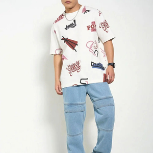 Camisetas Ecológicas Extra Grandes de Algodón Orgánico Personalizadas Directas de Fábrica, Camisetas con Estampado Personalizado para Hombre, Proveedor OEM de Pakistán - Product Image 3