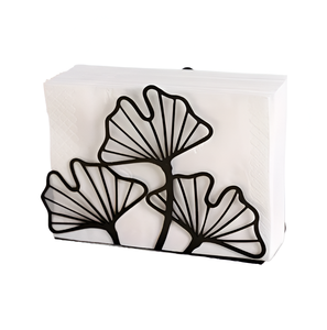 Hot Sale Luxury Napkin Holder Creative Metal Leaf Stainless Steel Kitchen <b>Car</b> Home Table <b>Decoration</b> Available Low Price - Product Image 6