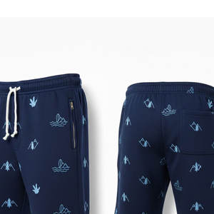 Pantalones Cortos de Algodón para Hombre, Bordados, con Botones, Cintura Alta, Transpirables, Ligeros, Ecológicos, Cómodos para Uso Diario - Product Image 5