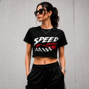 Camiseta Vintage Personalizada para Eventos de Carreras, Ropa para Días de Pista, Camiseta para Club de Fans de Carreras, Camiseta Corta para Mujer - Product Image 1