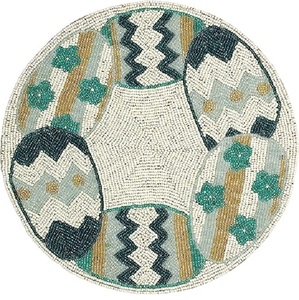 Napperon rond en polyester avec verre, décoration d'intérieur et d'extérieur, table à manger centrale, tapis décoratif pour la maison, nouveauté - Product Image 3