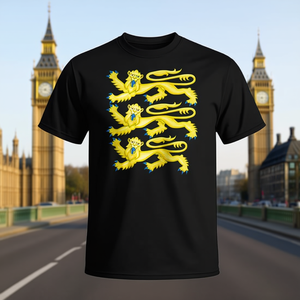 T-shirt Promozionale a Tema Londra, Inghilterra, Regno Unito, Stile Britannico - Product Image 3