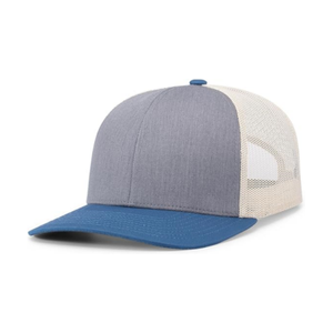 Gorra de camionero semicurvada de 6 paneles OEM con cierre Snapback, gorra de béisbol de malla deportiva transpirable, fabricante en Vietnam - Product Image 3