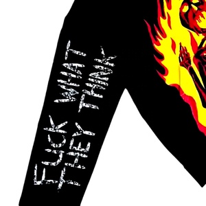 New Arival Custom serigrafía logo francés Terry Sudadera con capucha peso pesado sin cuerdas puff impresión Sudadera con capucha hombres 450 GSM - Product Image 5