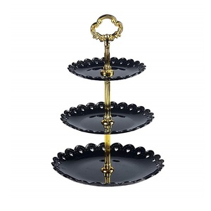 Support de serveur de gâteau de tasse de dessert de conception unique avec le présentoir de gâteau de tasse en verre pour le support de gâteau de fête d'anniversaire - Product Image 5