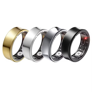 Anillo Inteligente RWFIT con Control por Aplicación, Monitor de Ritmo Cardíaco, Resistente al Agua 5 ATM, Carga Inalámbrica, Pantalla LED, Aleación de Titanio - Product Image 1