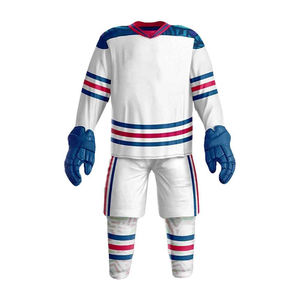 Conjunto de Uniforme Deportivo de Hockey sobre Hielo, Estilo Único, Transpirable, 100% Poliéster, para Hombre, OEM, Nueva Llegada 2025 - Product Image 1