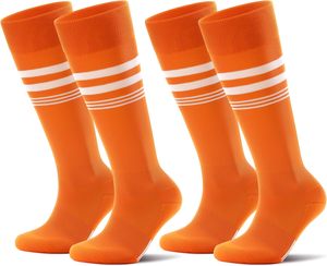 Custom Striped Knitted Baseball <b>Socks</b> Knee High Athletic Team <b>Socks</b> Breathable Cuff Logo OEM ODM Wholesale Manufacturer - Product Image 3