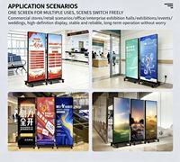 Pantalla LED Vertical para Publicidad OEM P1.86, HDR10, Brillo de 600CD, Profundidad de Color de 12 Bits, para Hospitales y Centros Médicos