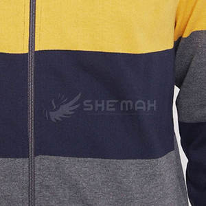 OEM servicio al por mayor mejor diseño hombres cremallera sudaderas con capucha ligero color sólido hombres cremallera sudaderas con capucha - Product Image 6