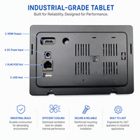 7 İnç Duvara Monte Android POE Tablet Q896S, HomeAssistant Loxone Akıllı Ev ve HVAC Kontrol Paneli için NFC RS485 özellikli