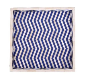 Vente directe d'usine plateau de service en incrustation d'os plateau de service élégant de luxe plateau de service de table de comptoir de fabricant indien - Product Image 4