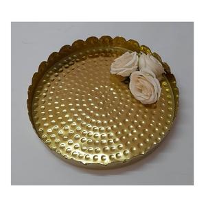 Vente en gros Plateau de service rectangulaire en métal doré et argenté pour décoration intérieure simple Plateau en acier inoxydable Plateaux d'ustensiles de cuisine pour la vaisselle - Product Image 2