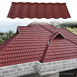 Tejas Metálicas con Recubrimiento de Piedra Tipo Bond, Resistentes a la Intemperie, Tejas de Acero Coloridas para Techos de Edificios Residenciales en África - Product Image 5