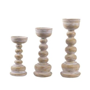 Candelabro de Hierro Marrón de Estilo Moderno Hecho a Mano, Ecológico, Portavelas Decorativo Único para Mesa de Navidad - Product Image 4