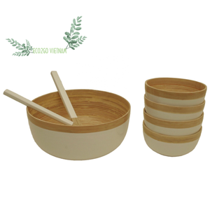 Cuenco de bambú hilado Natural, hecho a mano y seguro, buen precio - Product Image 1