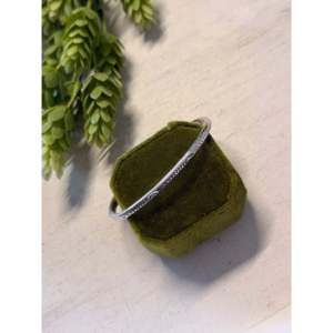 Navajo Handmade Sterling <b>Silver</b> Stamped Fashion <b>Cuff</b> <b>Bracelet</b> - Product Image 4