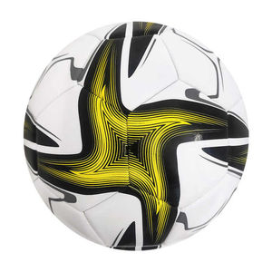 Ballon de football de taille personnalisée et durable Offre Spéciale cuir Matériau Service OEM élevé Meilleur ballon de football à prix économique - Product Image 1