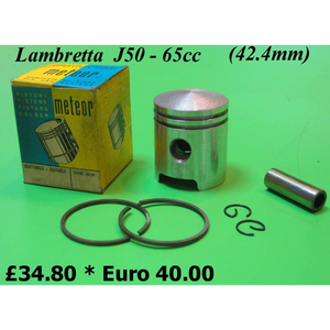 ชุดลูกสูบแปลงขนาด 65 ซีซี (42.4 มม.) สำหรับ Lambretta J + Lui 50 ซีซี - Product Image 1