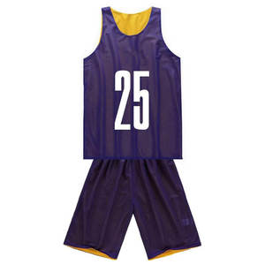 Ensemble d'uniformes de basketball personnalisés Ensemble de sport respirant de grande taille avec logo imprimé Prix de gros - Product Image 4