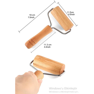 Rodillo de Madera para Amasar Pastel y Masa de Pizza de Forma Uniforme - Product Image 2