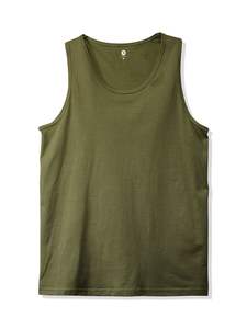 Débardeur Homme en Coton/Fibre de Bambou de Haute Qualité Sans Manches Active Gym Entraînement T-shirt Séchage Rapide Respirant Logo Avant - Product Image 4