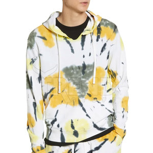 Venta al por mayor de sudaderas con capucha de algodón de peso pesado de los hombres de logotipo personalizado ropa de calle de felpa francesa para ropa de invierno de poliéster/Material de algodón - Product Image 1