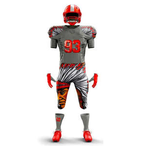 Ropa de equipo de fútbol americano Premium, camisetas de diseño personalizado, característica transpirable de manga corta, fabricante de proveedores a granel al por mayor - Product Image 2