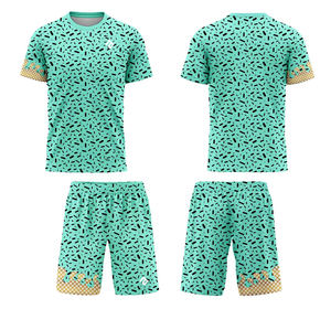 Uniformes de football personnalisables 2025 pour enfants Maillot à sublimation à séchage rapide Uniforme d'équipe Cute IceCream Sprinkles Design Usine OEM - Product Image 6