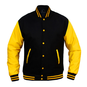 Chaqueta con letras de alta calidad para hombre, ropa de calle Vintage personalizada, chaqueta universitaria en blanco de invierno, fabricante bordado al por mayor - Product Image 1