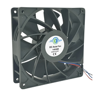 140x140x38 ventilateur de refroidissement Axial Super silencieux haute vitesse 140mm 12V 14V moteur de ventilateur BLDC carré