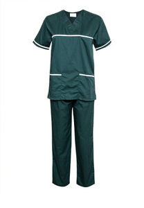 Haute qualité sur mesure manches courtes vêtements de travail soins infirmiers gommage ensembles hôpital médical doux uniforme pour hommes - Product Image 6