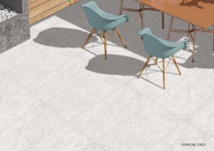 600x1200 Carreaux de sol en porcelaine sculptés Finition mate Durable pour l'intérieur des maisons contemporaines Antidérapant Salle de bain Antibactérien - Product Image 5
