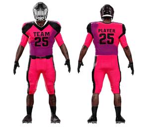 Fabrication en usine Personnaliser la conception Uniforme de football américain de haute qualité Logo personnalisé Ensemble d'uniformes de football américain pour les jeunes - Product Image 4