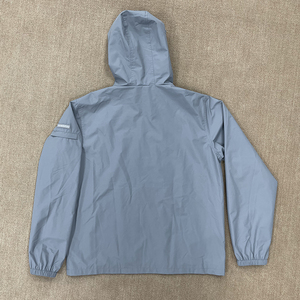 Fabricante personalizado de nailon tejido en blanco Streetwear al aire libre senderismo correr deportes Zip up chaqueta cortavientos para hombres - Product Image 3