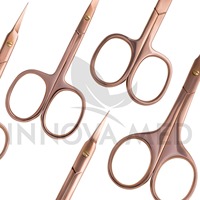 Ciseaux à ongles à cuticules avec impression de logo personnalisables au meilleur prix Ciseaux de manucure en gros Innovamed Outil de beauté à lame en acier inoxydable