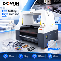 Machine de découpe laser CO2 9070 avec vision CCD pour films DTF, étiquettes de lavage, étiquettes en cristal et TPU