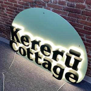 Haute qualité personnalisé entreprise Led lettre rétro-éclairé signe 3D rétro-éclairé Logo lumineux signe pour magasin - Product Image 3