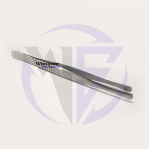 Pinzas Quirúrgicas Rusas de 15 cm, Rectas, de Acero Inoxidable, con Dientes Acampanados en la Parte Superior, Fabricadas por Wenquar - Product Image 3