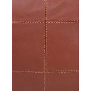 Luxury Square Leather <b>Throw</b> Pillow <b>Cover</b>-Soft Washable Solid Stitching Cushion <b>Cover</b> for Home and <b>Sofa</b> - Product Image 1