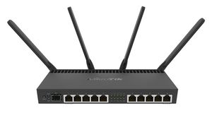 Mikrotik RB4011iGS+5HacQ2HnD-IN WiFi <b>Router</b>, Dual Band 1733Mb/s, 10x RJ45 1000Mb/s, 1x SFP+ - Product Image 1