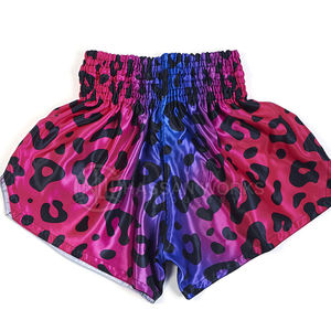 Shorts de boxe uniques en gros, style 2026, légers, taille adulte, 100% polyester, séchage rapide, respirant, service OEM - Product Image 2