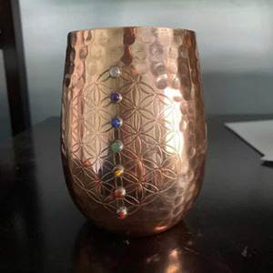 Top vente cuivre gobelet tasse blancs haute qualité métal Sublimation fabricant inde - Product Image 1