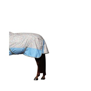 Couverture de cheval synthétique durable et confortable en nylon multicolore Maizan International, couverture de pluie intégrée pour l'hiver - Product Image 3