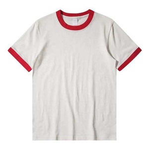 Premium 100% coton sonnerie T-Shirt Logo personnalisé impression goutte épaule surdimensionné coupe unisexe blanc t-shirts grande taille High Street - Product Image 2