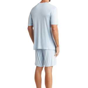 RABUSH SPORTS High Quality Breathable <b>Knitted</b> Polyester/Cotton Men's Summer Two-Piece <b>Set</b> Custom-Made Reflective Casual Short - Product Image 2