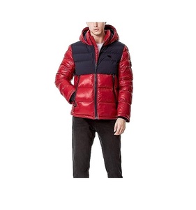 ODM personalizado más popular de la moda de diseño personalizado sudaderas con capucha chaqueta puffer hombres chaqueta puffer ajuste suave - Product Image 2