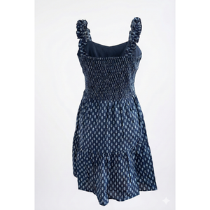 Vestido Mini sin Mangas con Estampado Floral, 100% Algodón, Estilo Gótico, Elegante, para Oficina, con Volantes, Transpirable, Tallas XS-5XL - Product Image 2