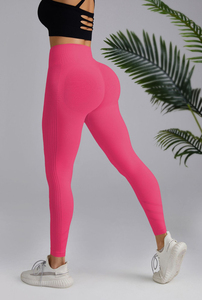 Pantalones de yoga sexy personalizados Levantamiento del vientre Cadera Control de barriga Leggings Gimnasio Leggings para mujeres - Product Image 5